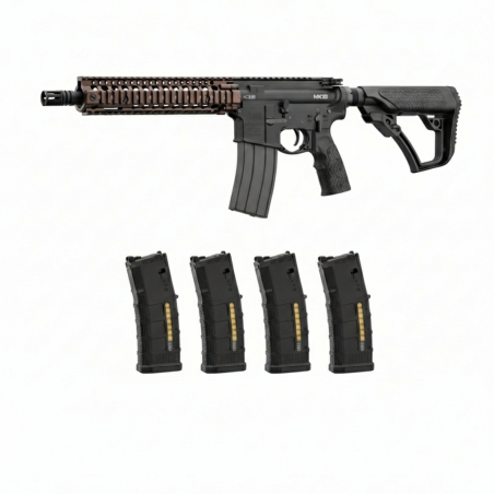 GBBR Daniel Defense MK18 RIS II Black/Bronze Double Eagle + 4 Cargadores (Pack)