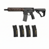 GBBR Daniel Defense MK18 RIS II Black/Bronze Double Eagle + 4 Cargadores (Pack)